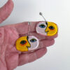 eye earrings