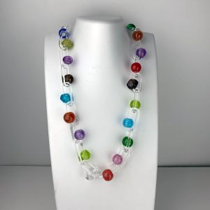 Beaded chain necklace