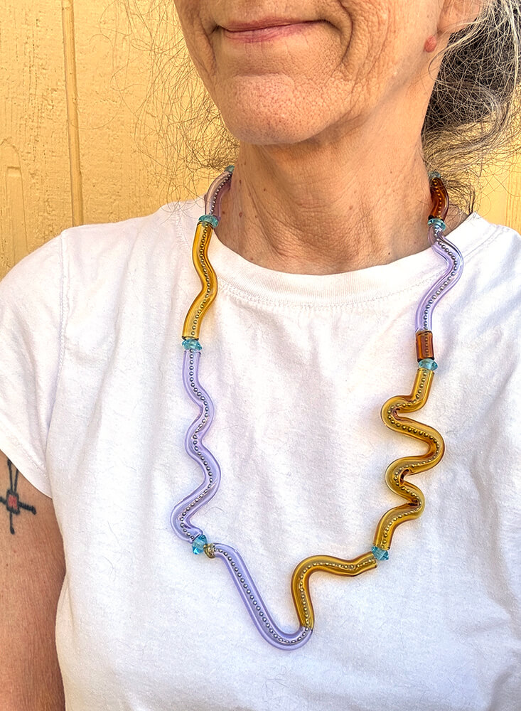 Borosilicate Noodle Necklace