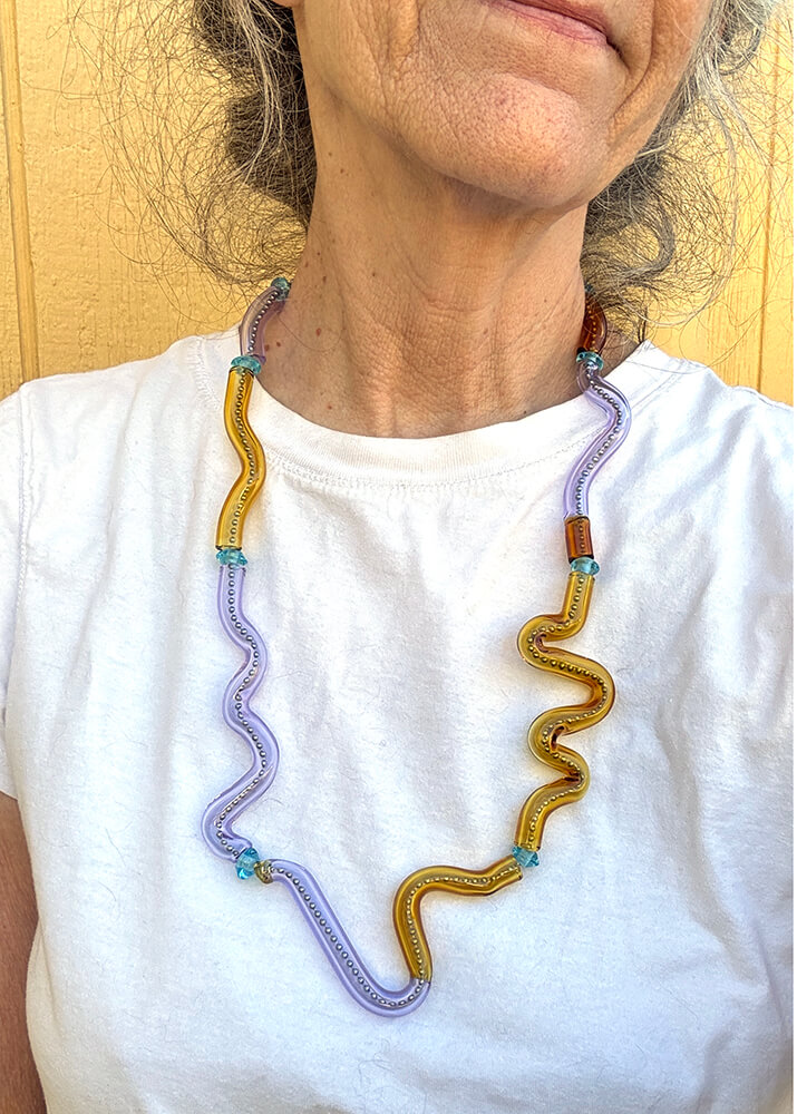 Borosilicate Noodle Necklace