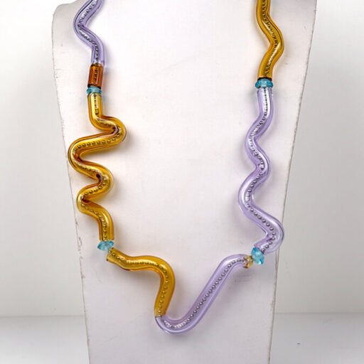 Borosilicate glass Noodle Necklace