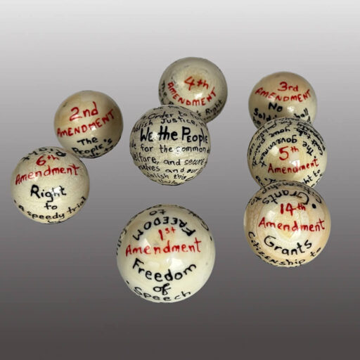 group of Constitution marbles
