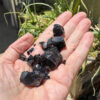 Black goldstone in my hand