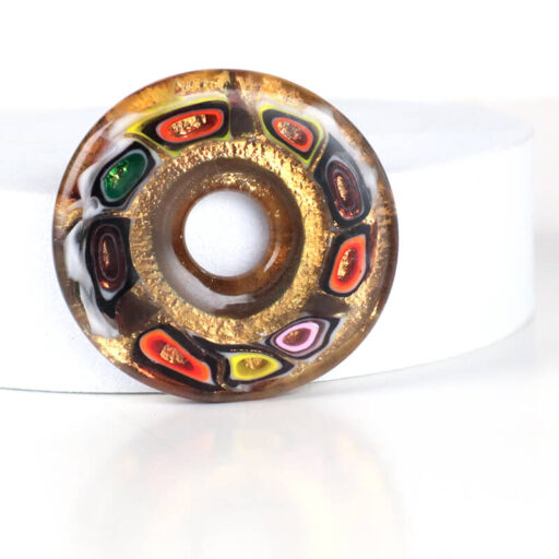 Big hole bead front view